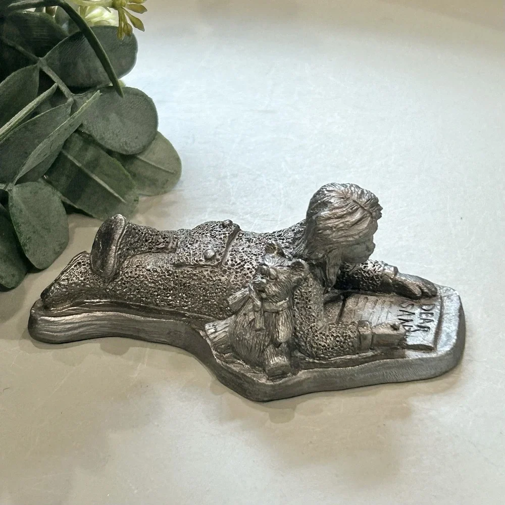 Vintage Michael Ricker Pewter 1995 Christmas 